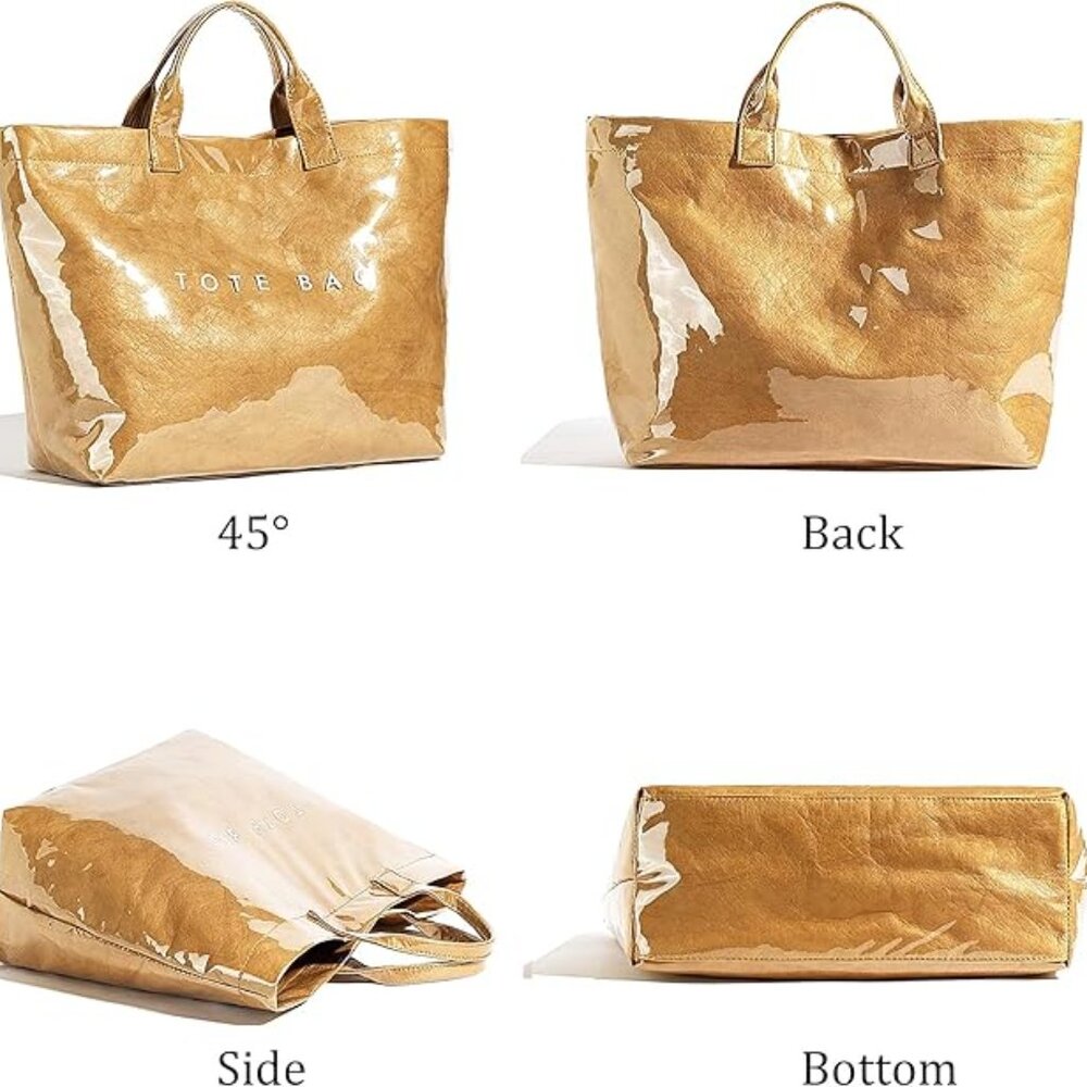 Tote Bag - Women's Shiny Everyday Tote - Picture 2 of 9